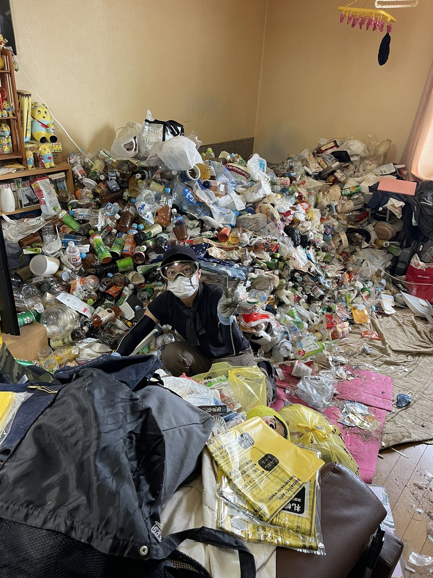 札幌市南区での遺品整理はゴミ屋敷でした。